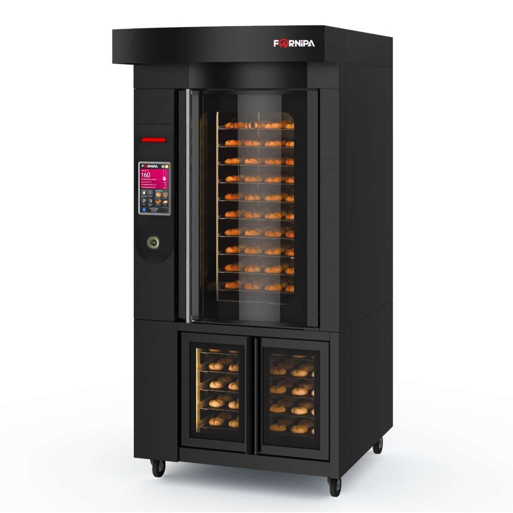 Mini rack oven 1 dark PLC